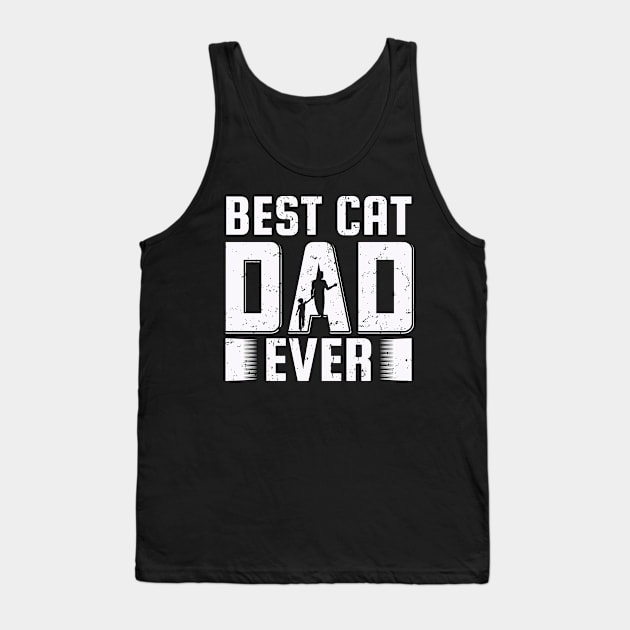 Best cat dad ever Tank Top by SamiSam